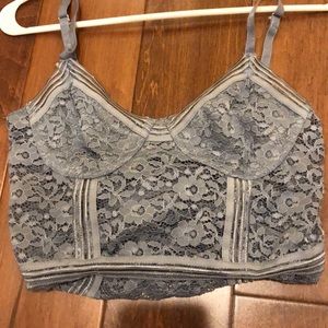 Honey Punch Tops - Light blue Lacey bodysuit Honey Punch Tops - Light blue Lacey bodysuit